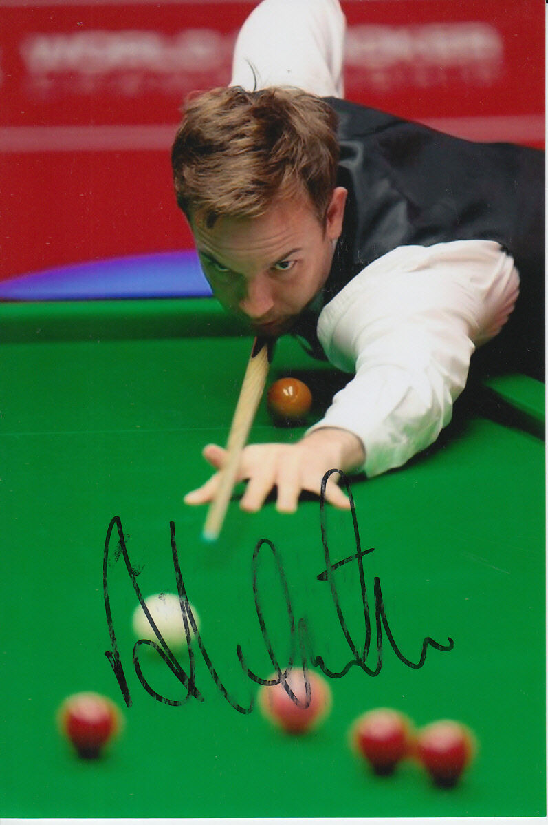 SNOOKER HAND SIGNED ALI CARTER 6X4 Photo Poster painting 1.