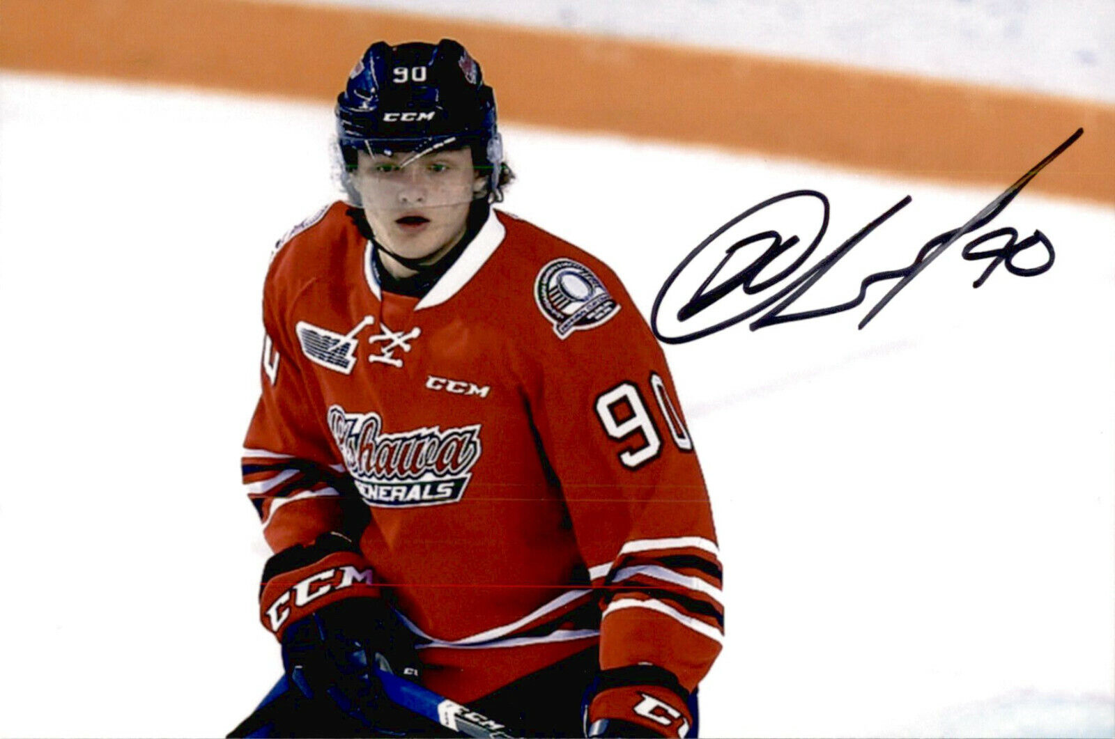 Danil Antropov SIGNED 4x6 Photo Poster painting OSHAWA GENERALS / NHL DRAFT 2019 #5