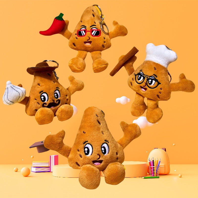 cava plushies 4pcs White-Lily-Cookie-Plushies