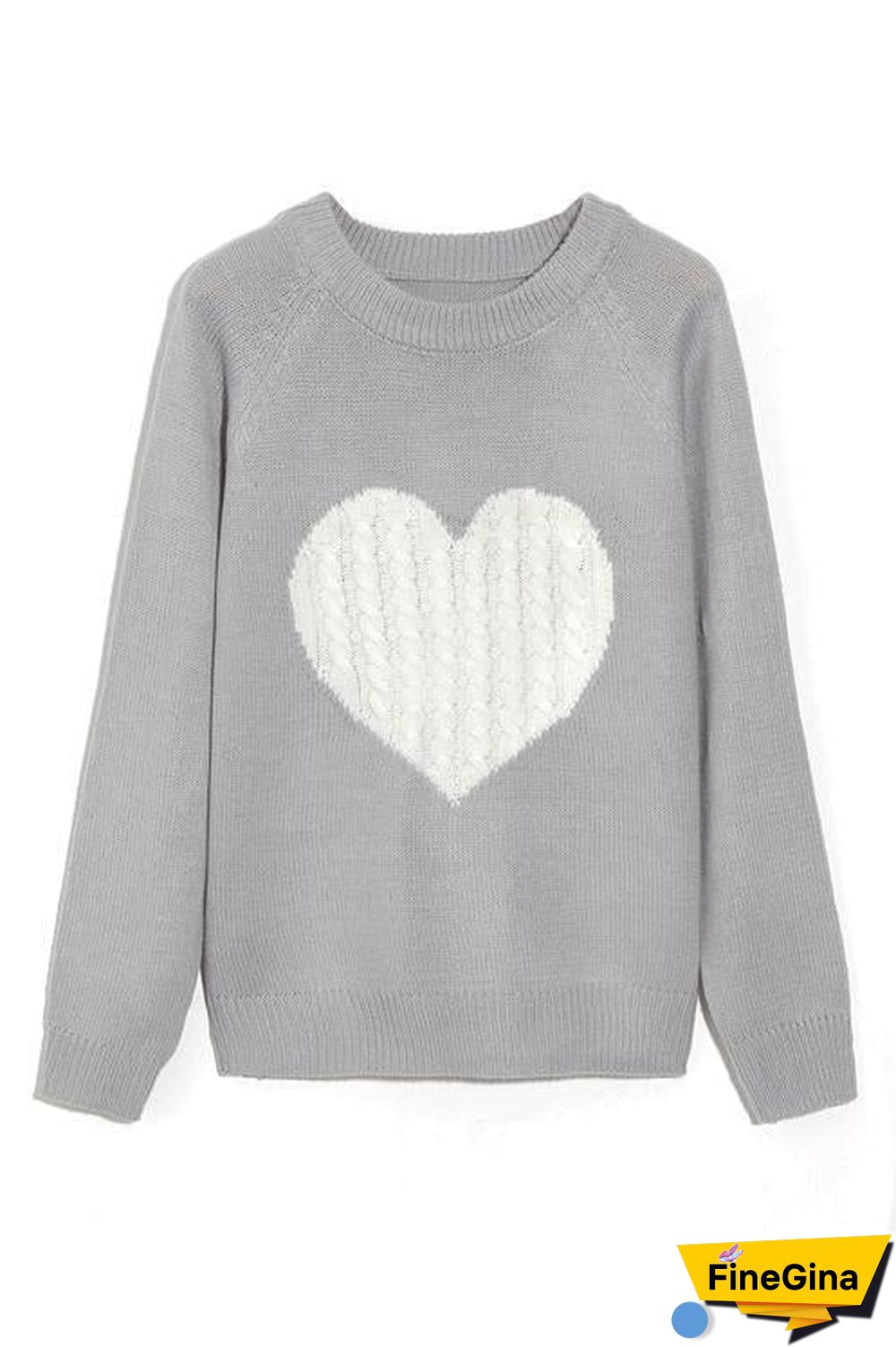 Thanks Love Heart Sweaters