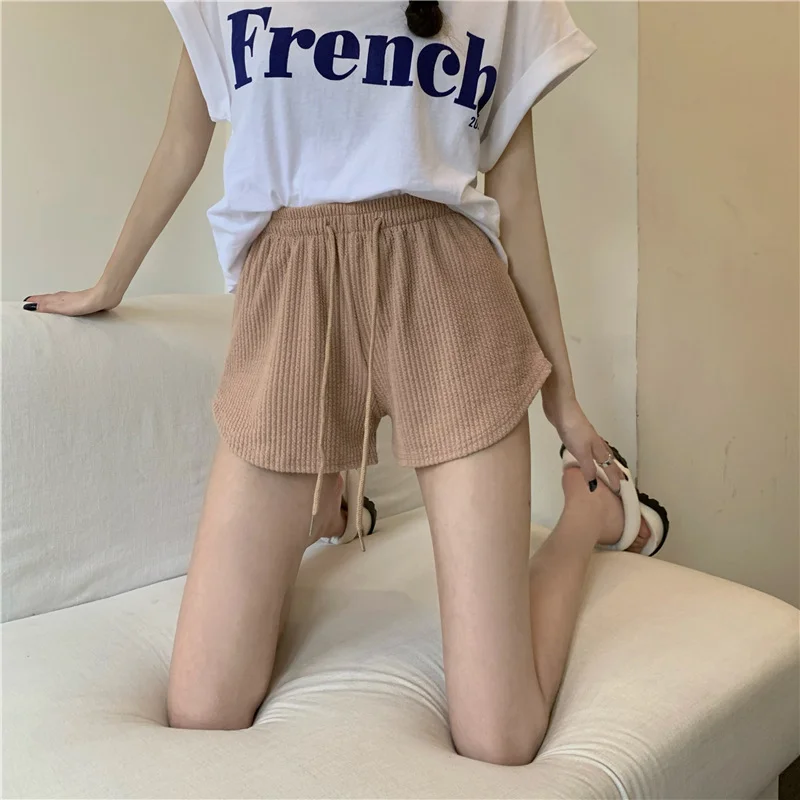 Uveng Uveng Fitness Shorts Female 2024 Summer Thin Loose Casual Large Size Wide Leg High Waist A Word Student Sports Hot