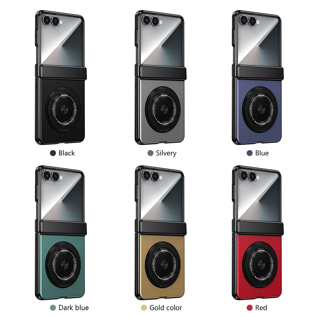 Suitable For Galaxy Zfold7/6 Magnetic Rotating Bracket Mobile Phone Case   