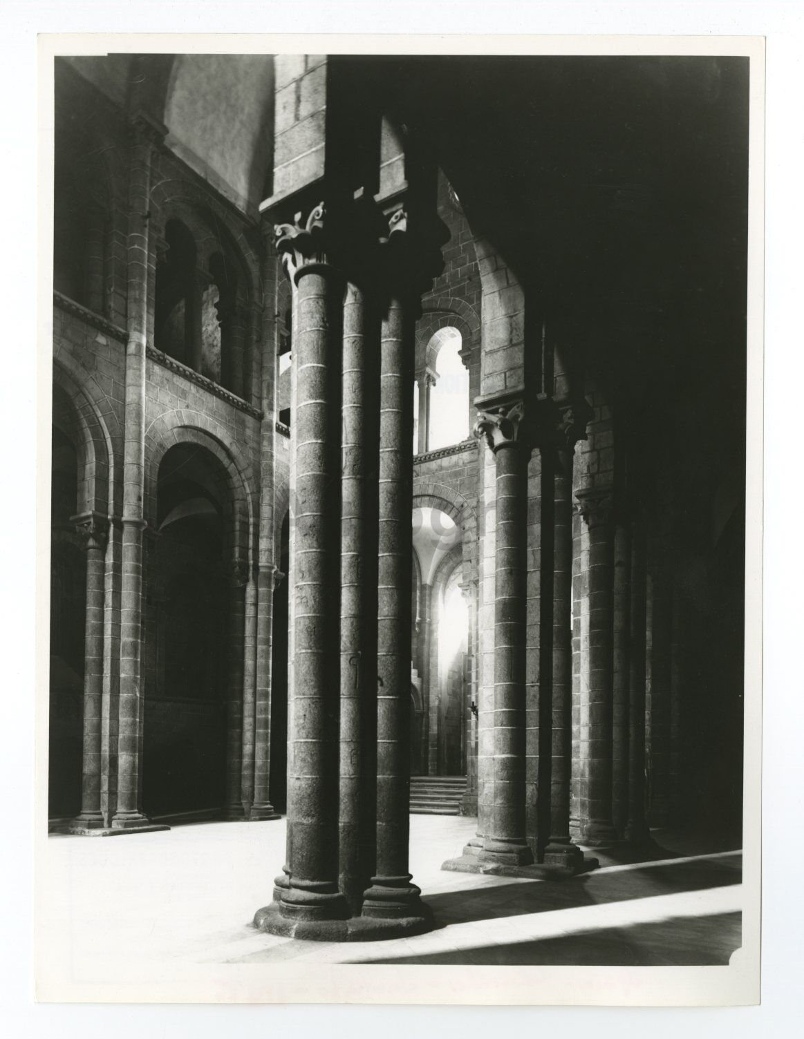 Spanish Architecture - Vintage Photo Poster paintinggraph - Santiago de Compostela Cathedral