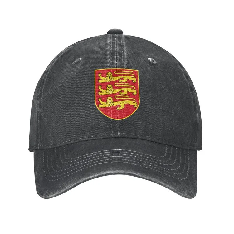Punk Cotton Coat Of Arms Of Jersey Baseball Cap for Women Men Adjustable Dad Hat Performance