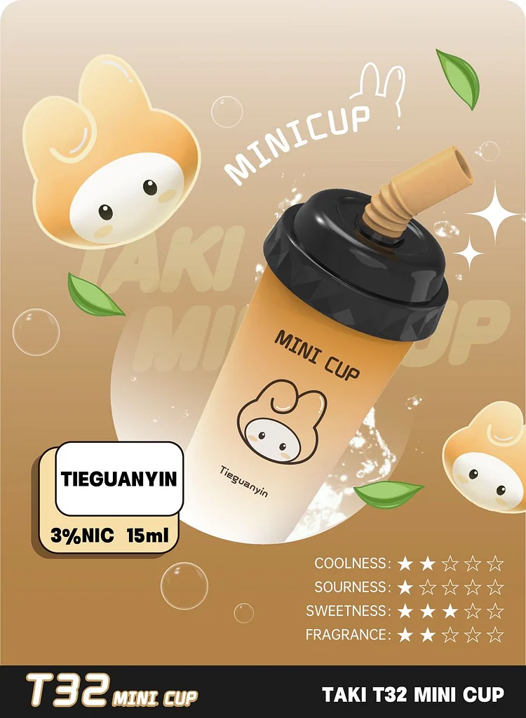 [Philippines] TAKI T32 Mini cup Disposable vape- Mini cup- 15ml-6000puffs-veexshop