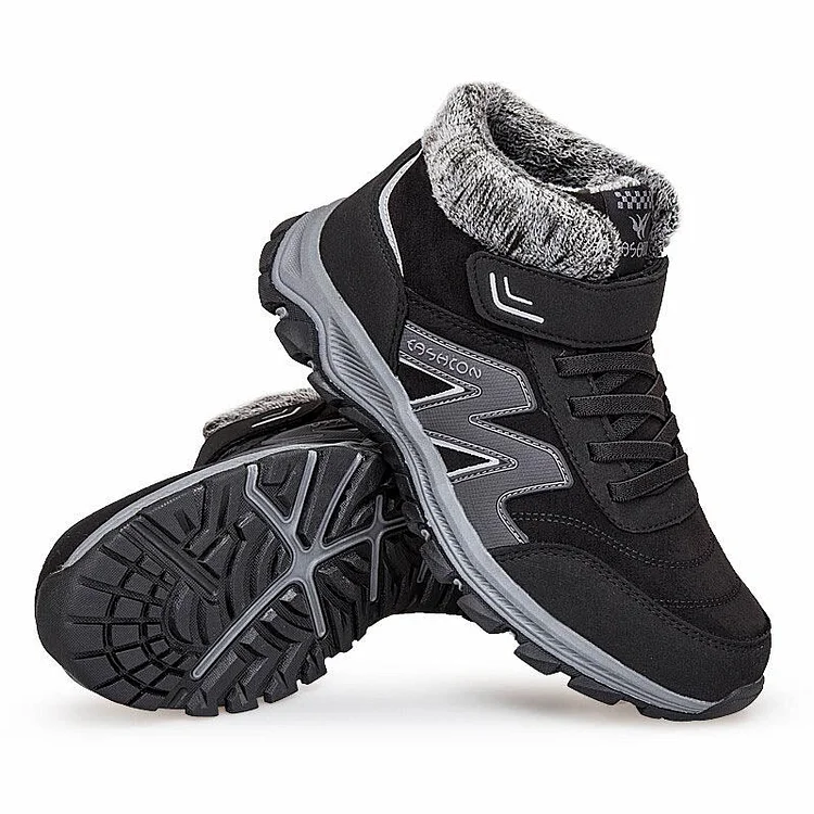 Bottes de neige montantes chaudes en peluche