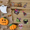 DIY Diamond Painting Halloween Banner Kit, 26 PCS "Happy Halloween" Glitter Letter Flags with Characters, Handmade Sparkling Bunting Garland for Home Party Wall Decoration