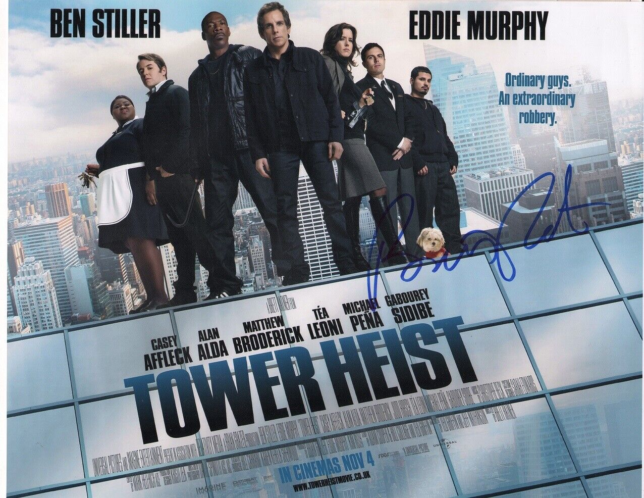 ~~ BRETT RATNER Authentic Hand-Signed Tower Heist