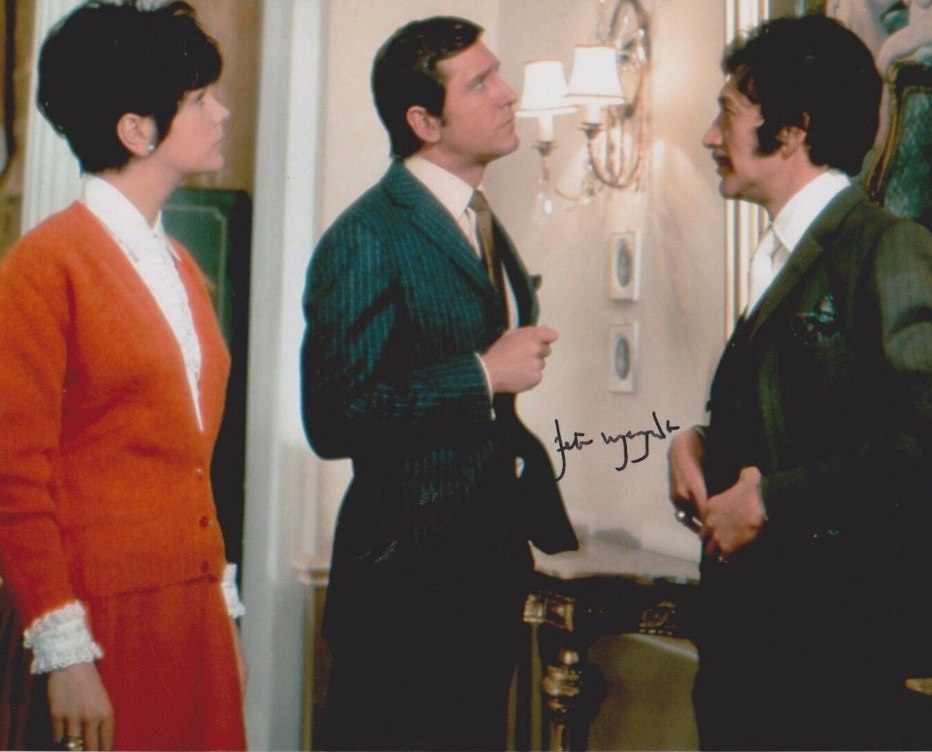 Peter Wyngarde Signed Photo Poster painting - Jason King / Department S / Doctor Who star - G633