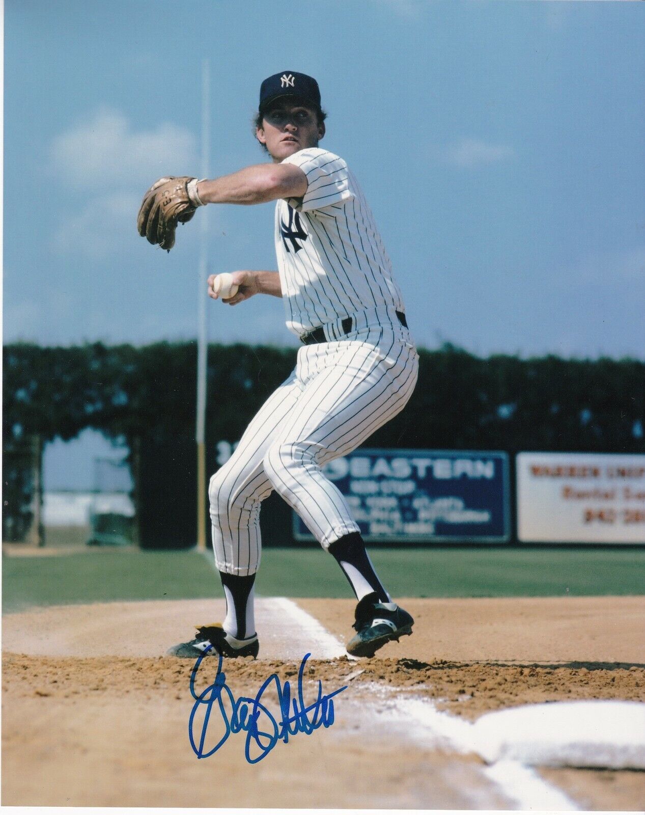 GRAIG NETTLES NEW YORK YANKEES ACTION SIGNED 8x10