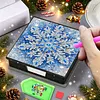 Christmas Snowflake DIY PU Diamond Painting Note Box 160 Papers Memo Box