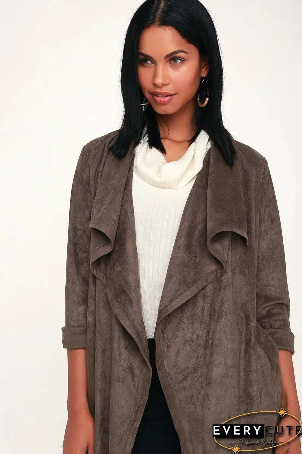 City Of Trees Suede Jacket Coat Outerwear Saddlebrown