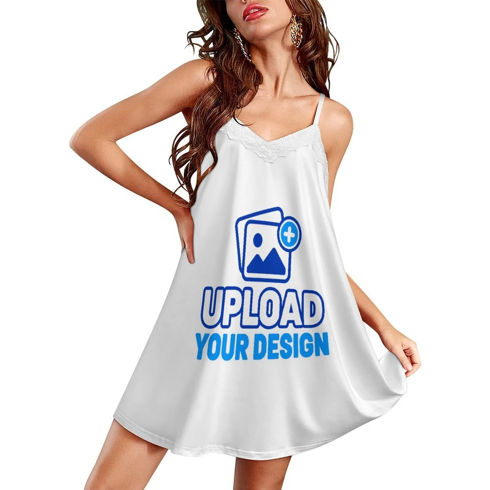 Custom Lace-Trim Camisole Nightdress product image 8