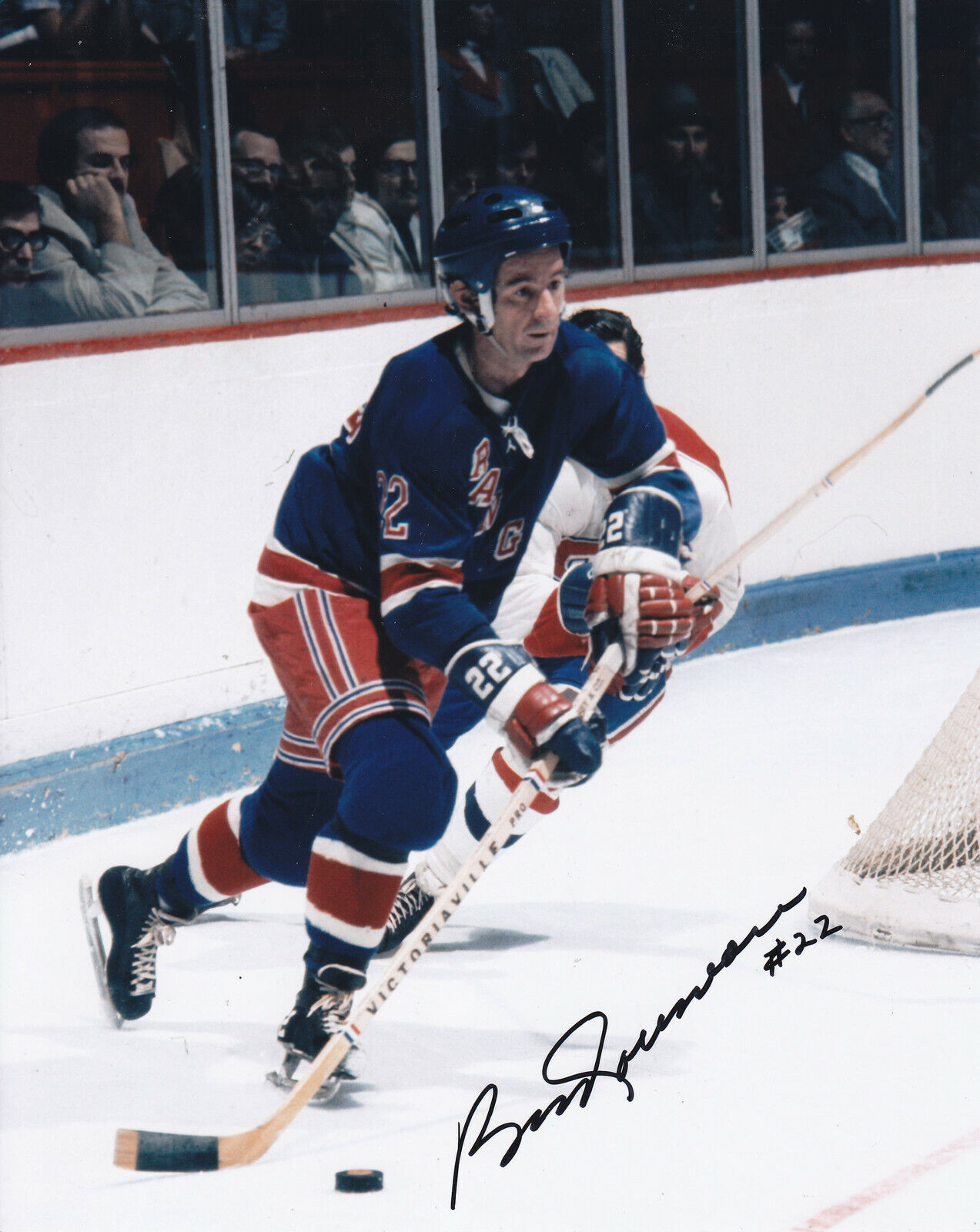 Bobby Rousseau #0 8x10 Signed Photo Poster painting w/ COA New York Rangers