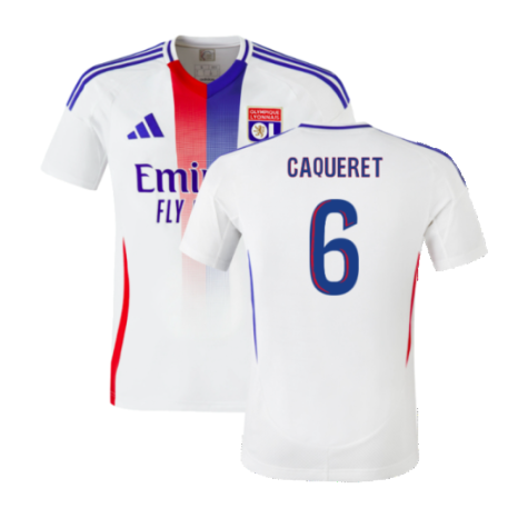 Olympique Lyonnais Maxence Caqueret 6 Home Trikot 2024-2025