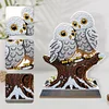 Diamond Painting Owl Wooden Desktop Decor Ornaments