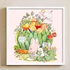 uk.everydayedeals (Limited Stock)9CT Full Stamped&nbsp;Cross Stitch - Watermelon Hut (50*50CM)
