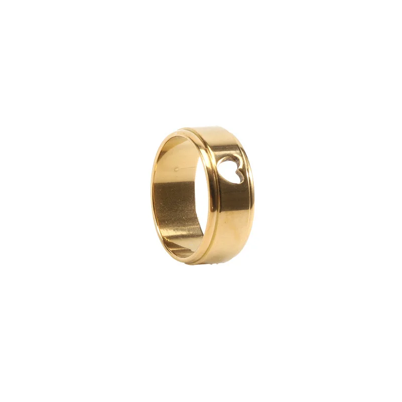 Gold Plated Frosted Skeleton Ring