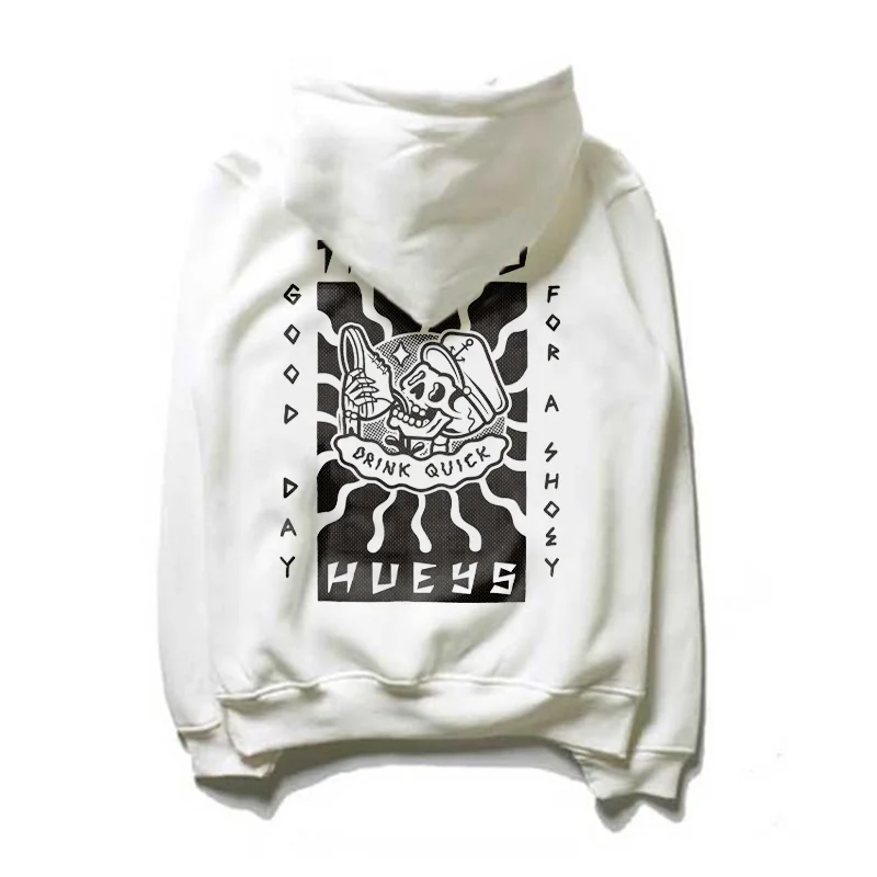 The Mad Drink Quick Skull Printed Hoodie - Krazyskull