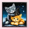 Magic Cat-11CT Stamped Cross Stitch 40*40cm tapestrymarket