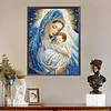 Lady of Religion Full DIY 5D Round Drill Gem Art Diamond Painting Kits 40x50cm for Adults/Beginners Gift Idea Home Decor
