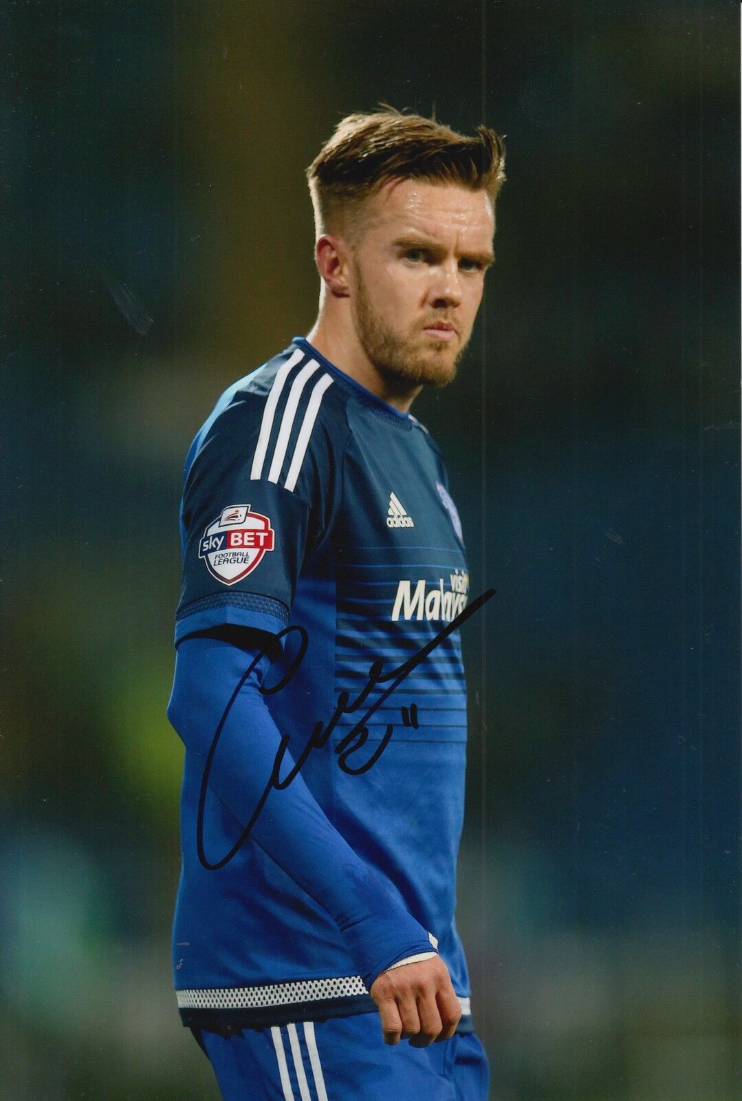 CARDIFF CITY HAND SIGNED CRAIG NOONE 12X8 Photo Poster painting.