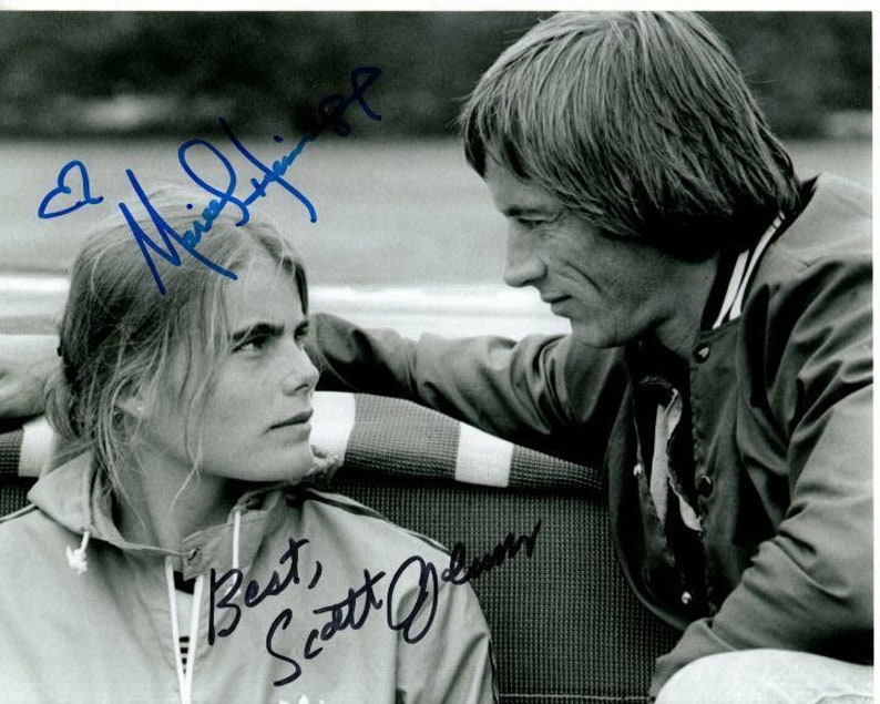 Mariel hemingway and scott glenn signed autographed 8x10 personal best Photo Poster painting