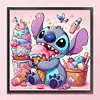 Stitch Eating Ice Cream-11CT Stamped Cross Stitch 40*40cm/15.75*15.75in
