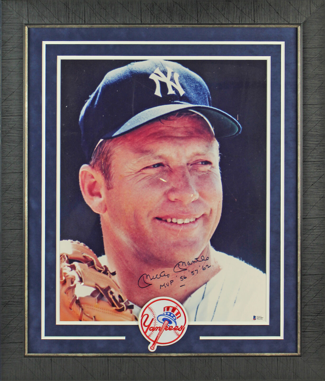 Yankees Mickey Mantle MVP '56 '57 '62