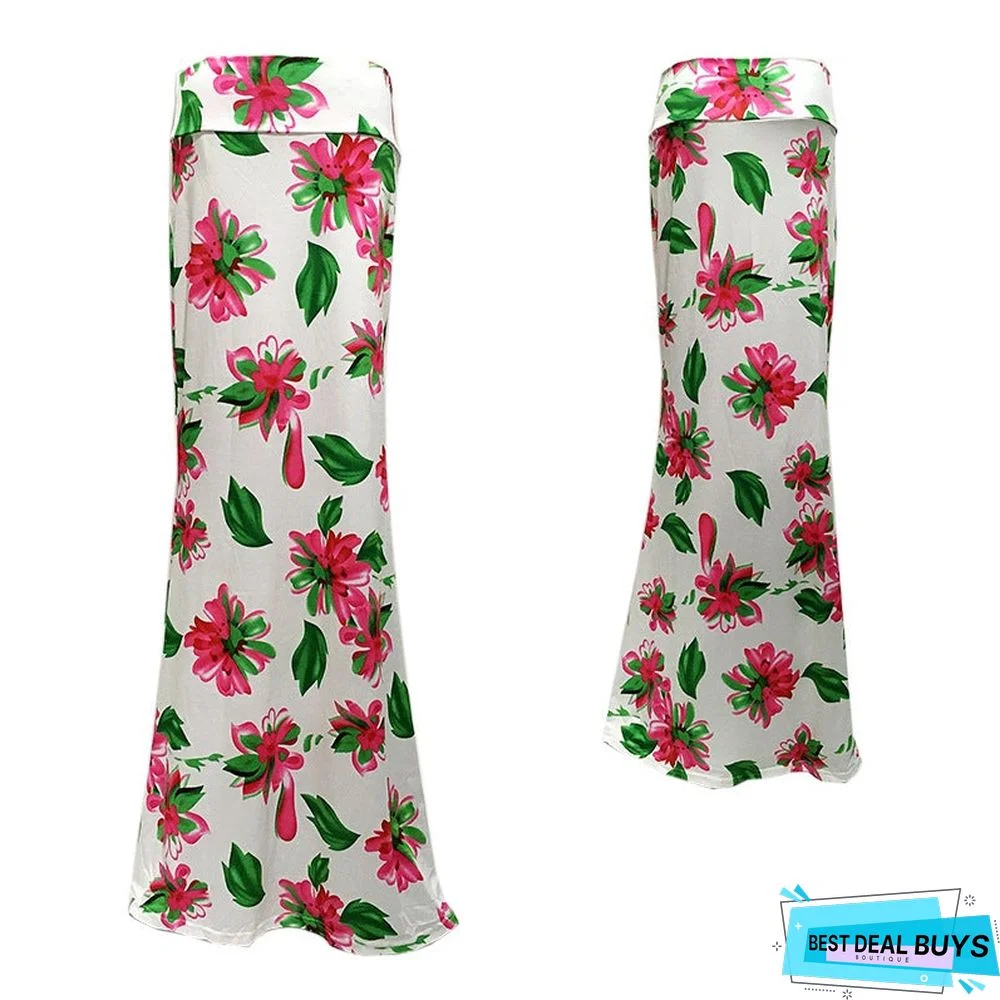 Half Skirt Women's New High Waist Elastic Bag Hip Skirt