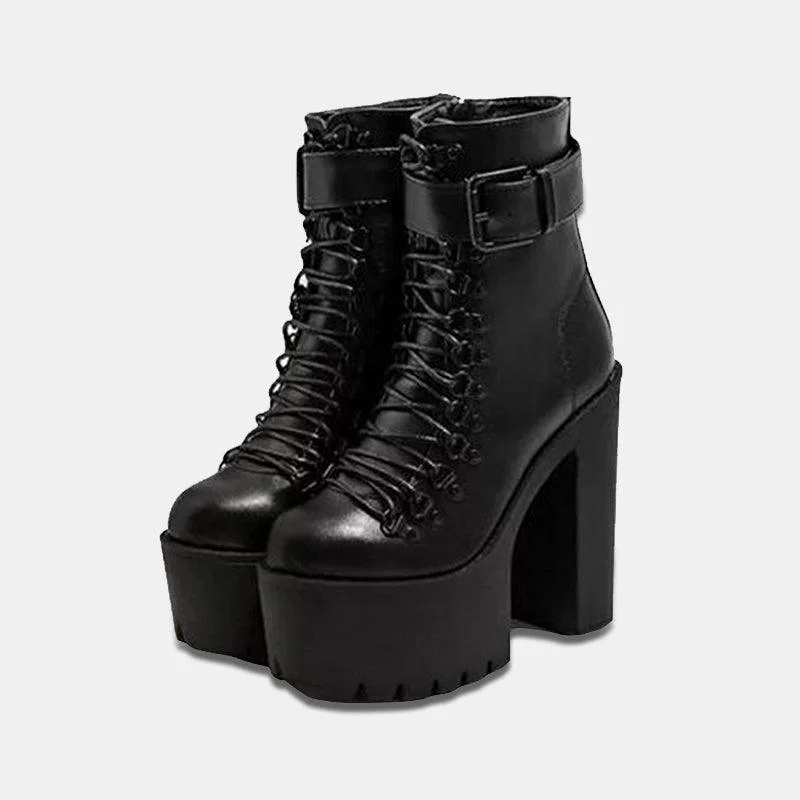 Lace Up Ankle Boots