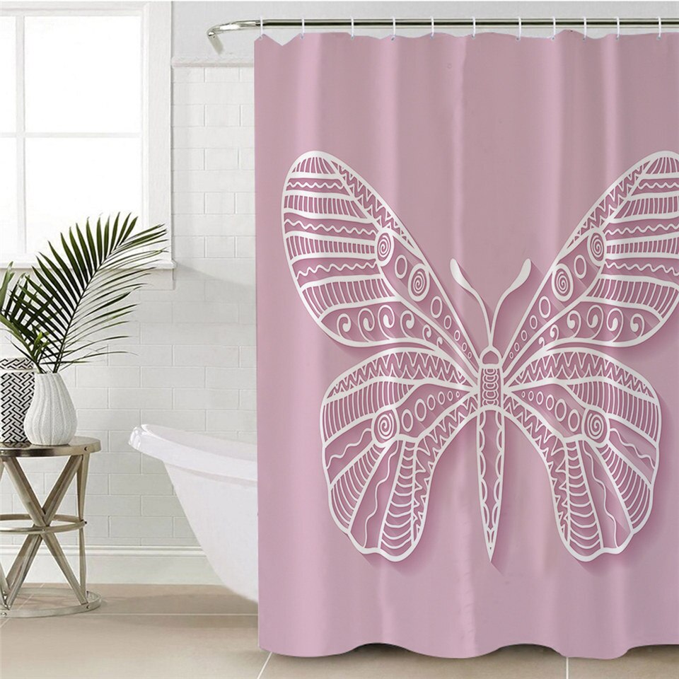 

Flying Butterflies - Print Shower Curtain, 180*200cm, 501 Original