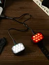 LED Bicycle Front Light USB Rechargeable Cycling Headlight Waterproof Rear Light