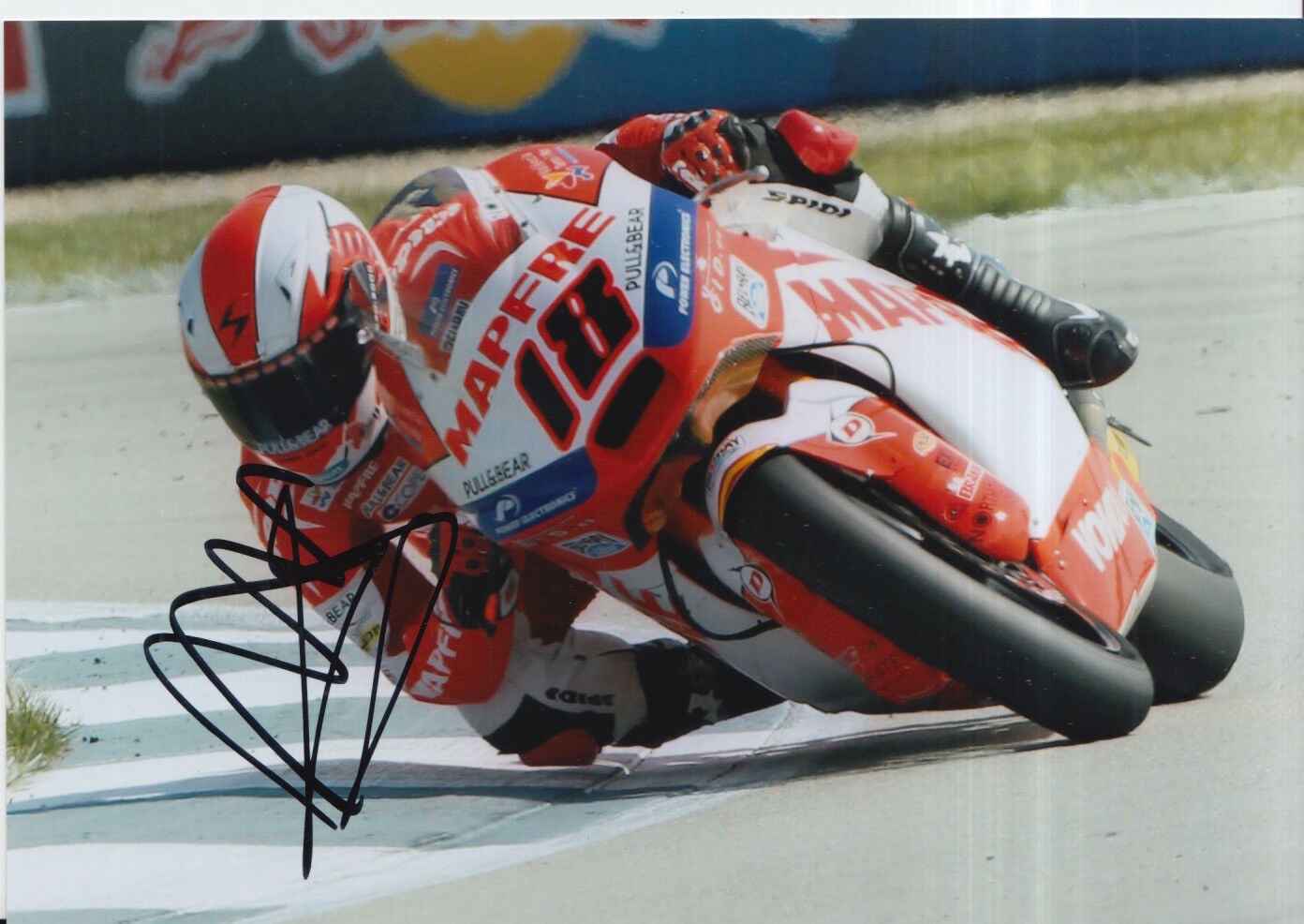 Nicolas Terol Hand Signed 7x5 Photo Poster painting Mapfre Aspar Suter Moto2 MotoGP.