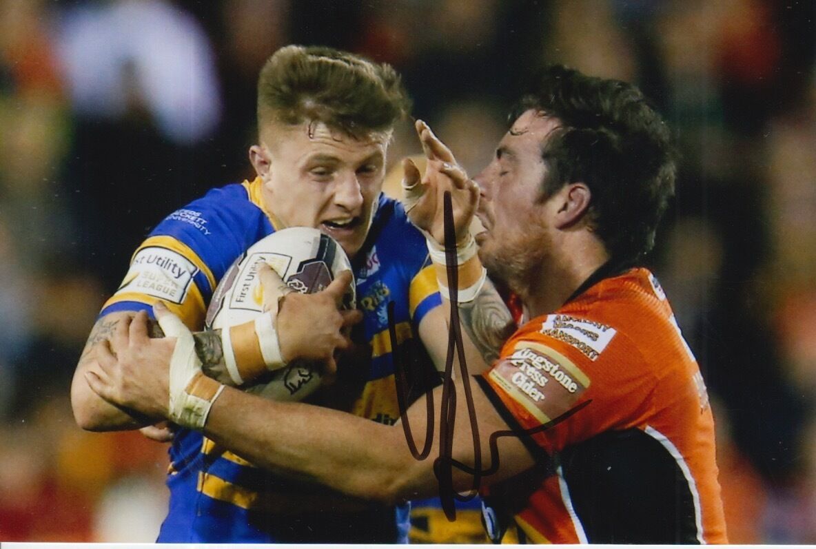 LEEDS RHINOS HAND SIGNED LIAM SUTCLIFFE 6X4 Photo Poster painting 1.