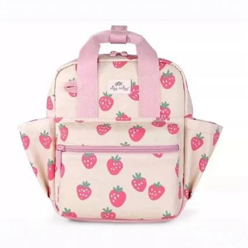 New Summer Cartoon Kindergarten Schoolbag Baby Backpack Small Strawberry Fresh Color Contrast Backpack Children's Bag