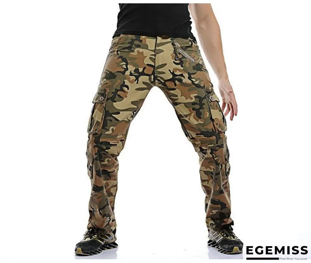 Men Cotton Cargo Pants Men Military Style Tactical Workout Straight Men Trousers Casual Camouflage Man Pants | EGEMISS