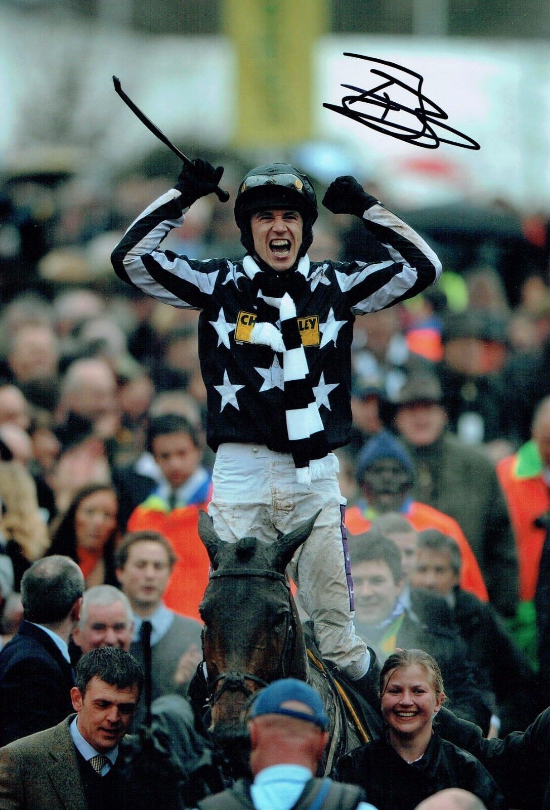 Paddy BRENNAN Jockey SIGNED Autograph Photo Poster painting AFTAL COA Cheltenham Gold Cup Winner