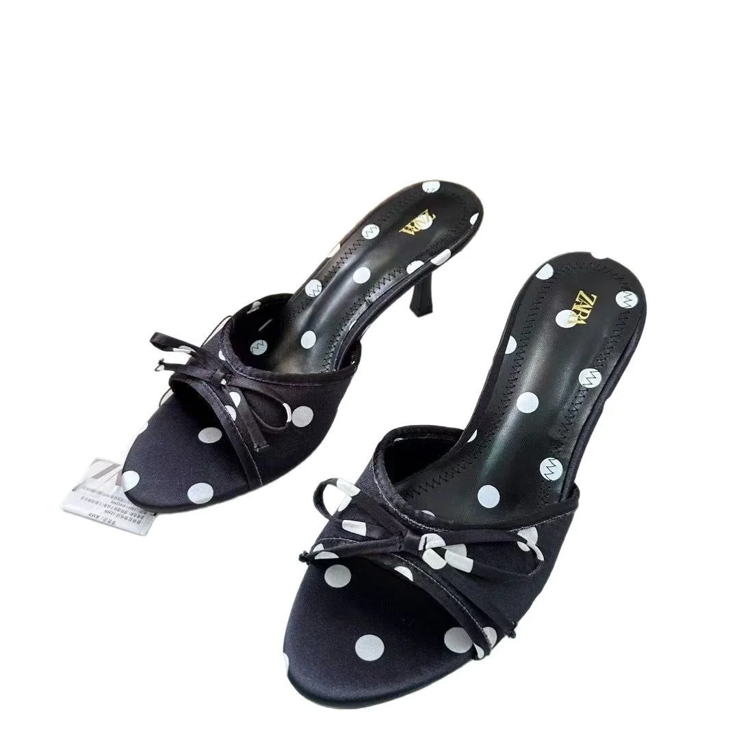 Breakj Breakj New Summer Feet Look Retro Wave Point With High Heel Sandals Sexy Sandals