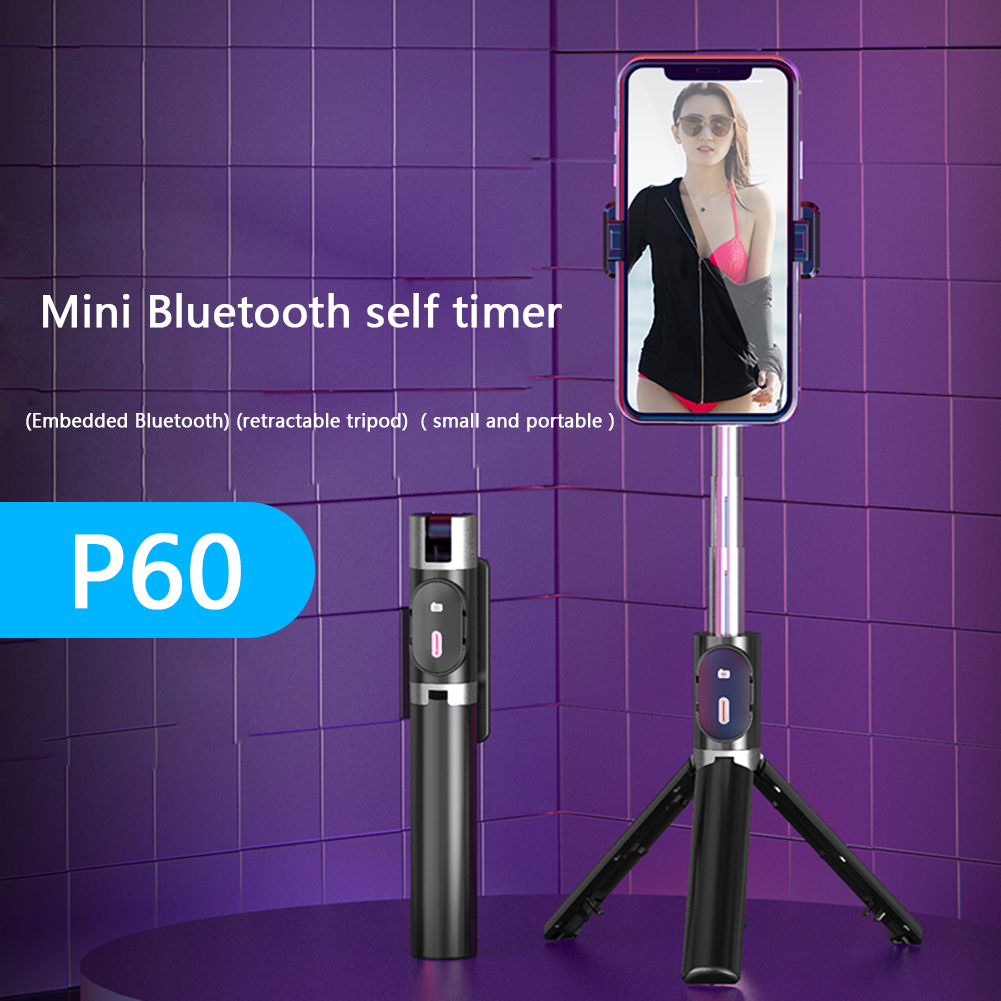 

Tripod Monopod Bluetooth Selfie Stick Extendable Phone Stand Self-Timer Rod, White, 501 Original