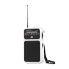 Portable Pocket AM FM Radio Battery Operated Pointer Radio Built-in Speaker