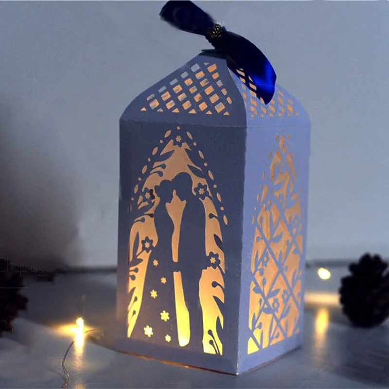 Wedding lantern box Metal Dies Scrapbooking Metal Cutting Dies 2020 Craft Stamps die Cut Embossing Card Making Stencil