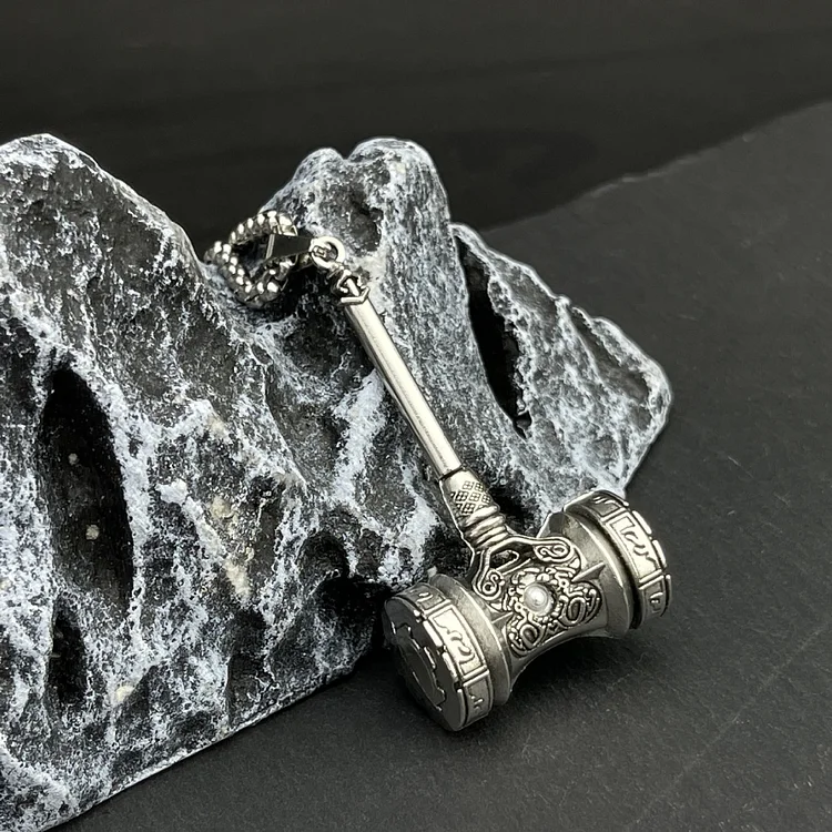 Coutureaura Thor's Hammer Mjolnir Necklace