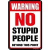 Warning Sign - Metal Tin Signs(12*16Inch)