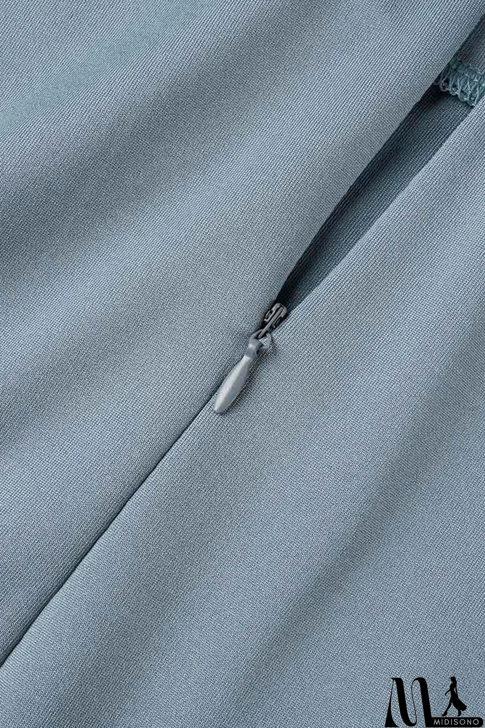 MidiSono - Black Casual Solid Patchwork O Neck Short Sleeve Two Pieces