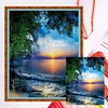Sunset Scenery-14CT Counted Cross Stitch 36*46cm/14.17*18.11in
