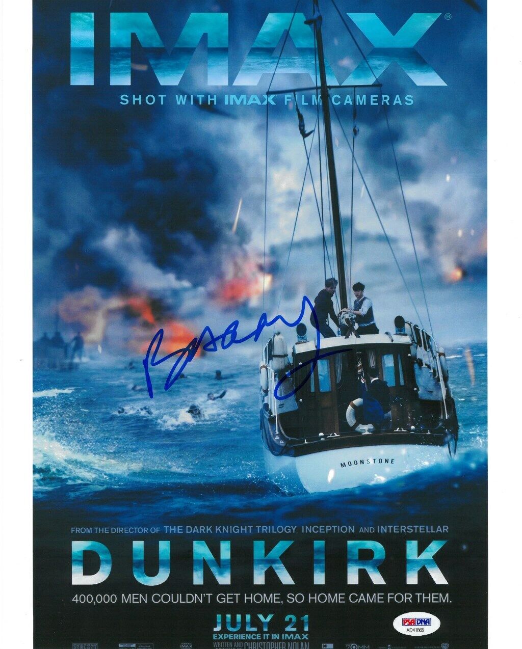 Barry Keoghan Signed Dunkirk Authentic Autographed 11x14 Photo Poster painting PSA/DNA #AD41869