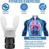 Breathing Trainer, Portable Respiratory Muscle Trainer, Adjustable Resistance, Compact Lung Exercise Device, Disassembled For Easy Cleaning