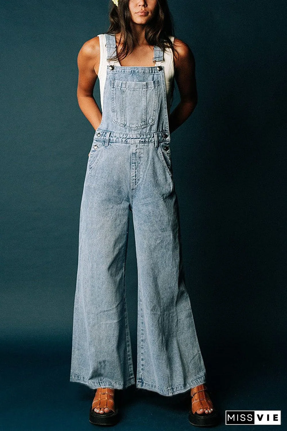 Throwback Denim Overalls