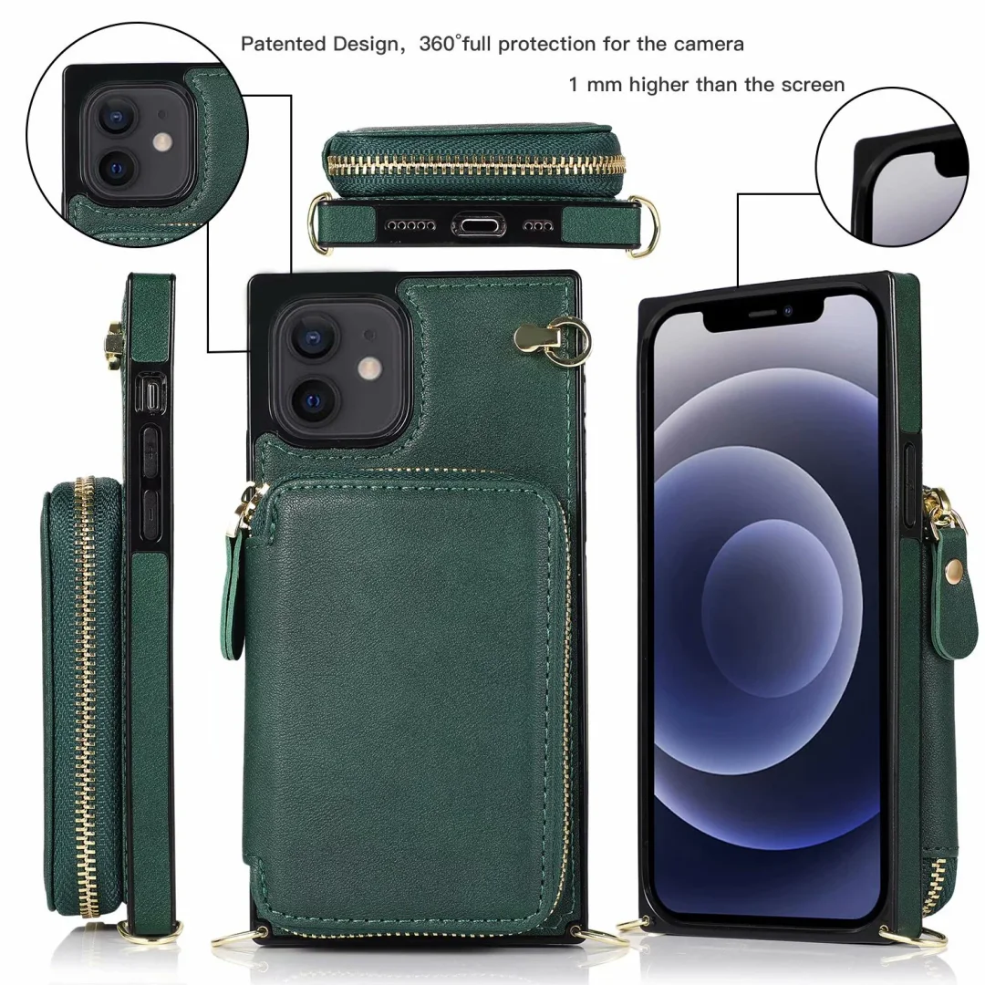 For iPhone 13/14 Zipper bag Phone Case